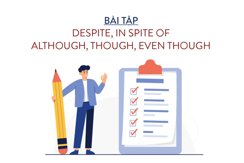 Bài tập cấu trúc Despite