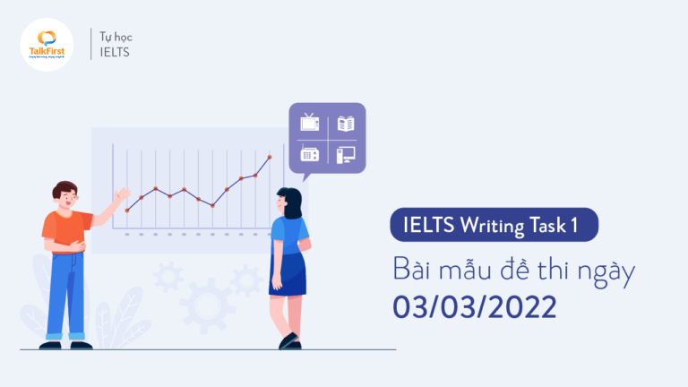 Đề thi IELTS Writing Task 1 03/03/2022