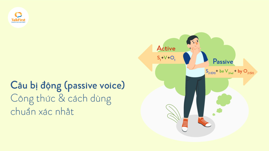 Câu bị động (Passive Voice): Công thức và cách dùng chuẩn nhất