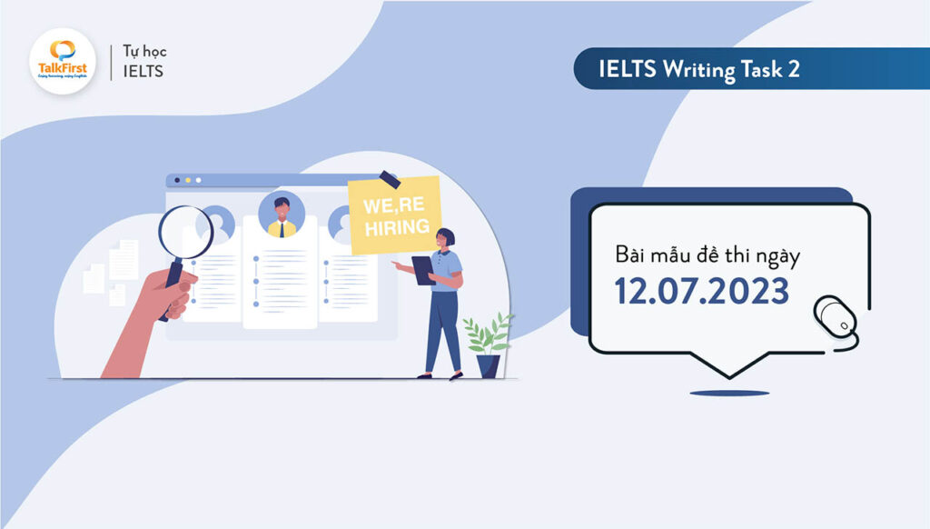 Bài mẫu ielts writing task 1 ngày 12.07.2023