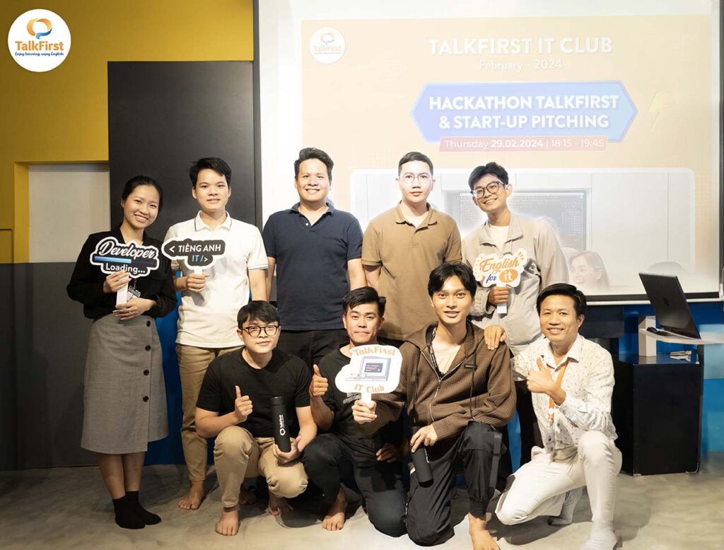 Hackathon -Start-up Pitching 2024 tại anh ngữ TalkFirst