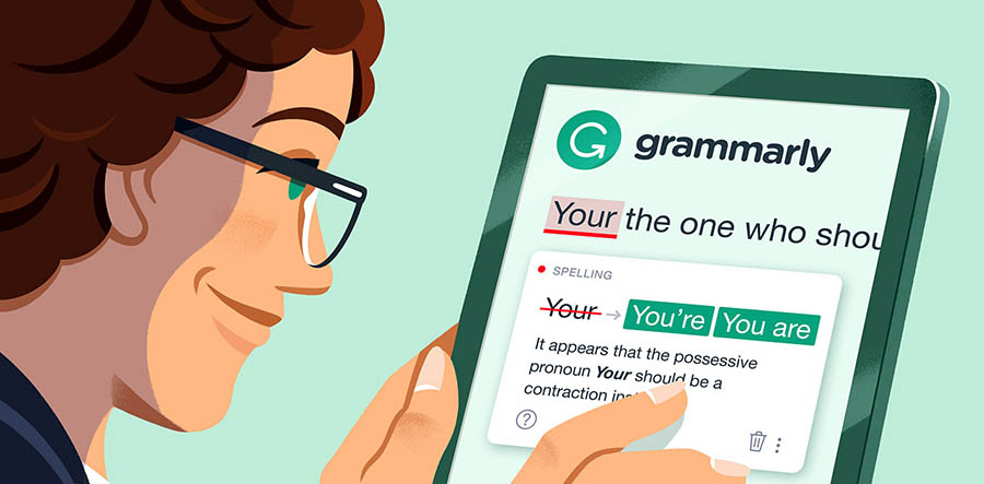 Ứng dụng Grammarly học tiếng Anh cho người mất gốc