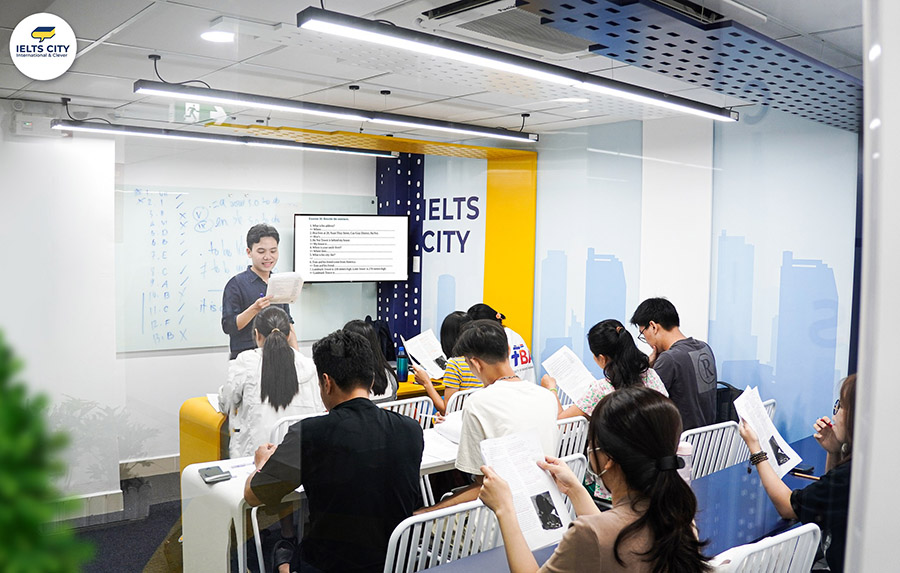 Trung tâm tiếng Anh cho học sinh cấp 3 IELTS CITY