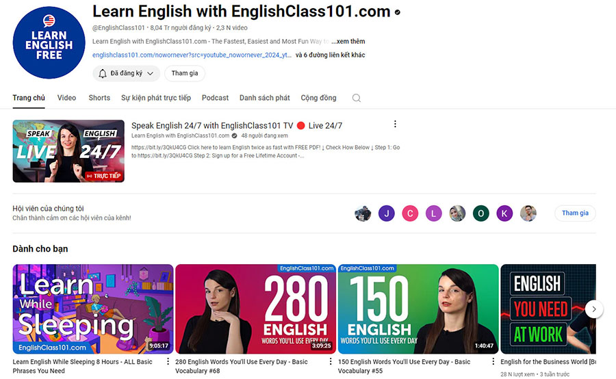 Learn English with EnglishClass101