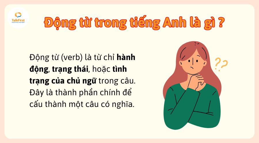 Động từ trong tiếng Anh là gì ?