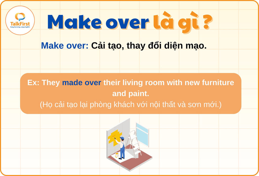 Phrasal verb with Make over