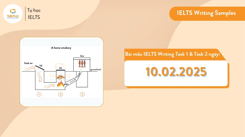 Bài mẫu IELTS Writing ngày 10.02.2025