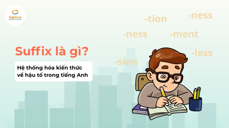 Hậu tố trong tiếng Anh